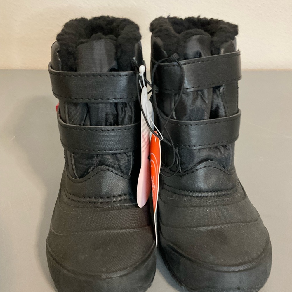 Black Kids Winter Boots